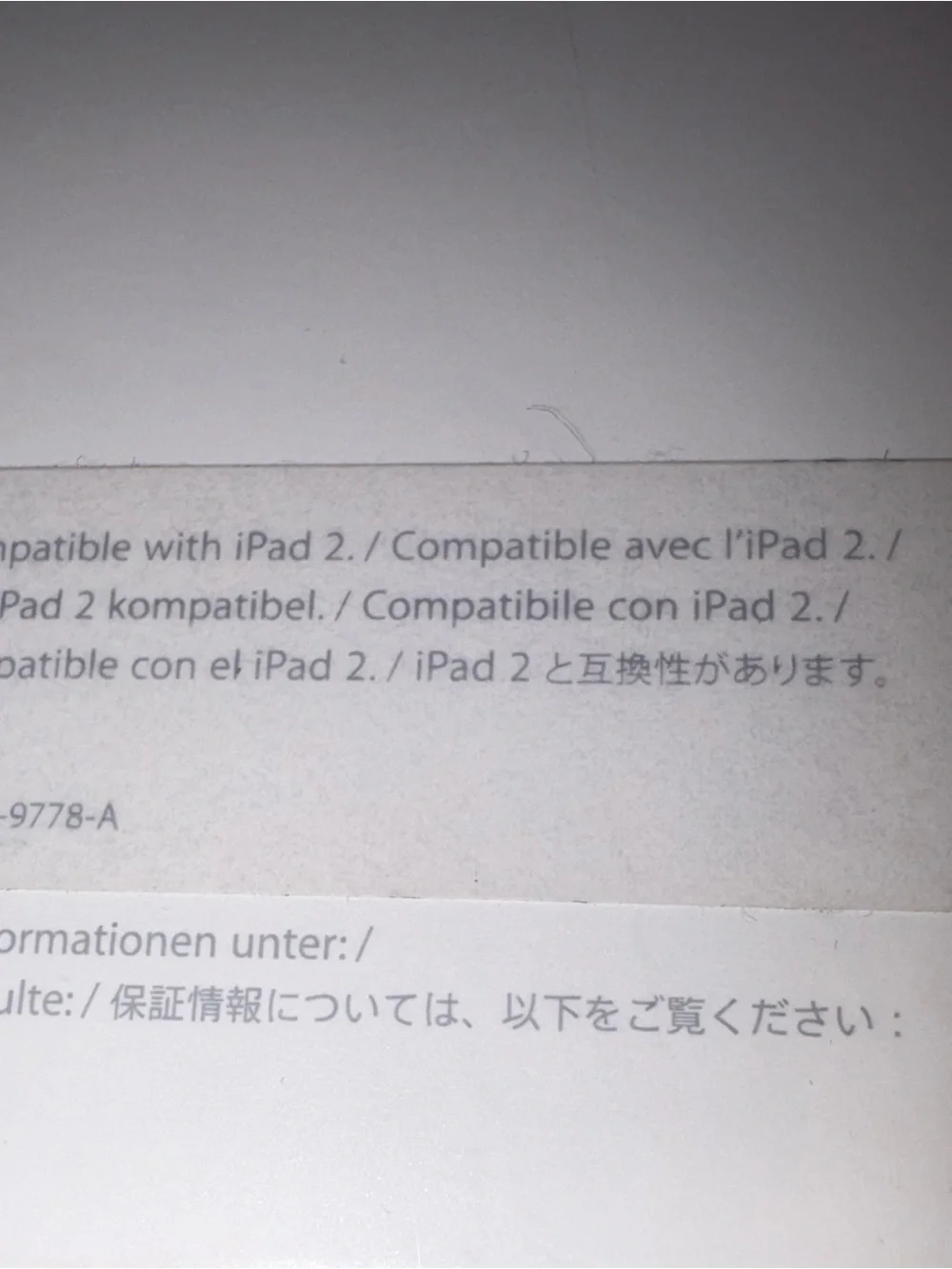 Apple iPad Smart Cover - black new